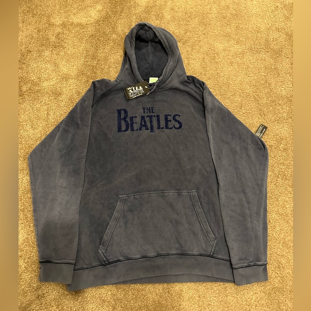 The Beatles Vintage Wash Authentic Hoodie NWT super soft & oversized fit